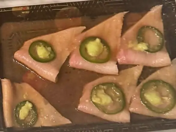 Yellowtail Jalapeno Appetizer